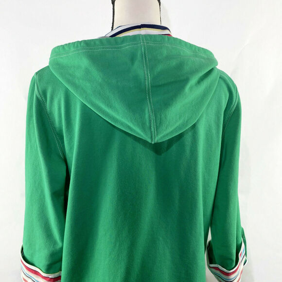 Silver Wear Lightweight Zip Up Jacket Women's Size Large Green 3/4 Sleeves - Picture 6 of 7